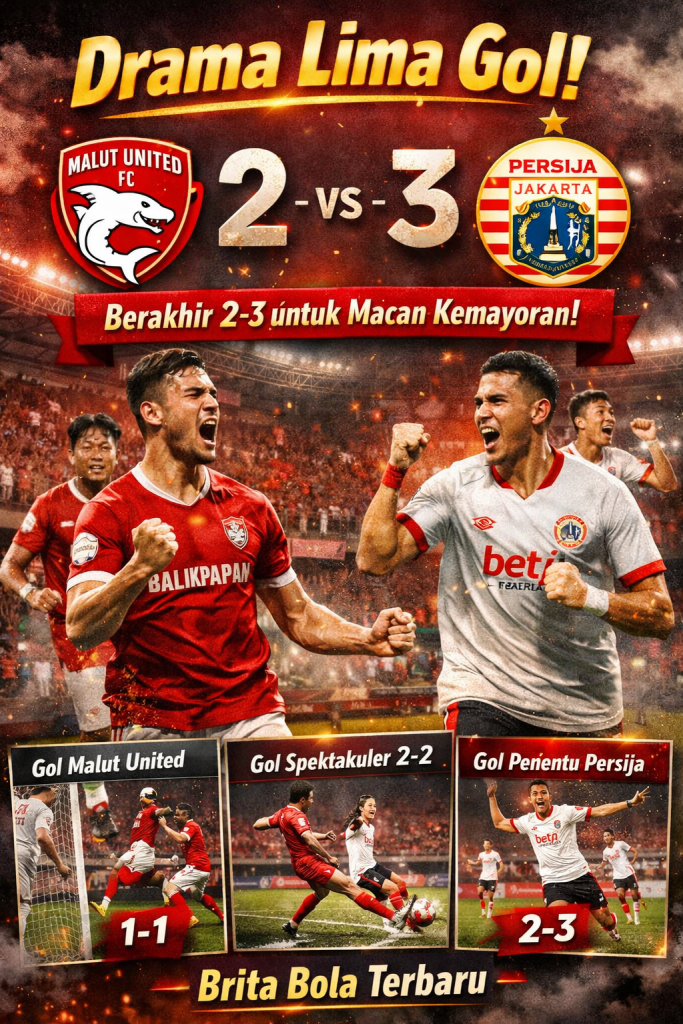 3-2 atas Malut United