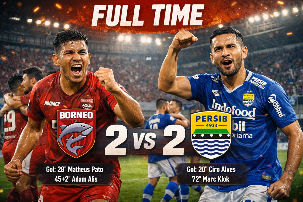Prediksi Borneo vs Persib Bandung