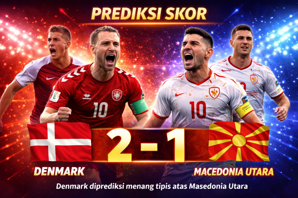 Prediksi Denmark vs Masedonia Utara