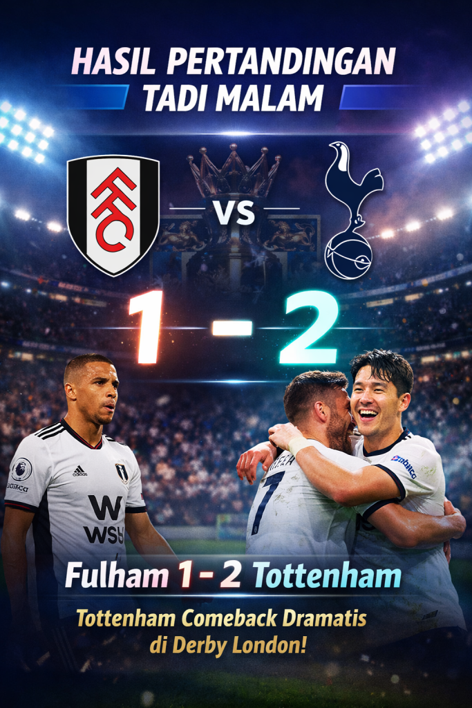 Fulham vs Tottenham – Duel Sengit Warnai Derby London