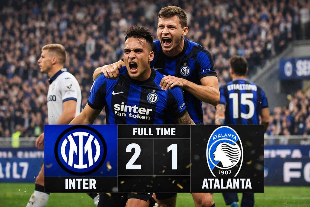 Prediksi pertandingan Inter vs Atalanta 14 Maret 2026