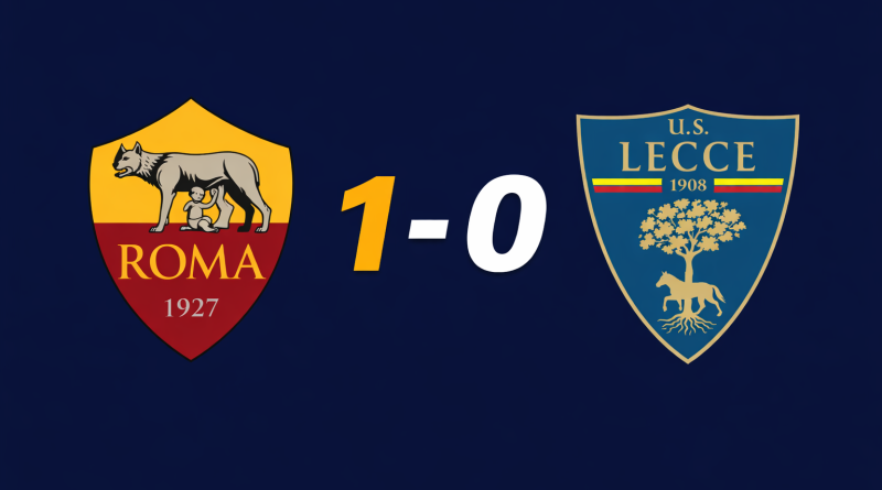 hasil pertandingan AS Roma vs Lecce