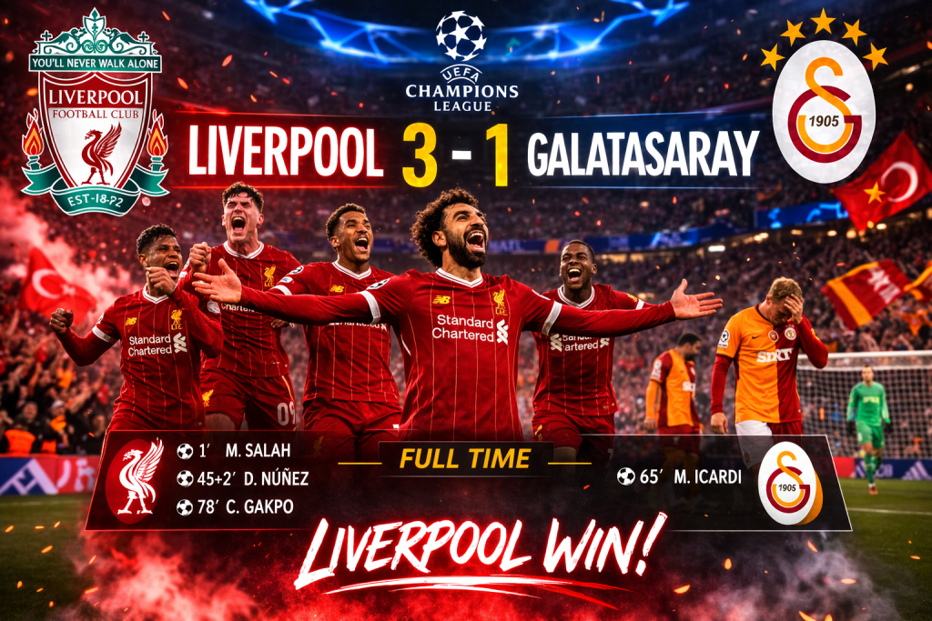 Prediksi Liverpool vs Galatasaray 