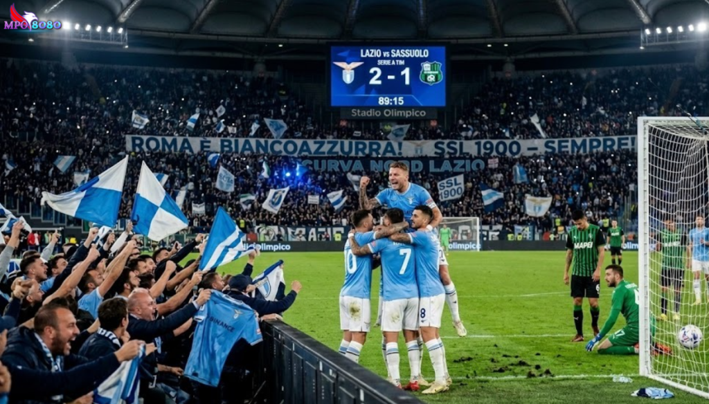 Hasil Liga Italia Lazio vs Sassuolo skor 2-1