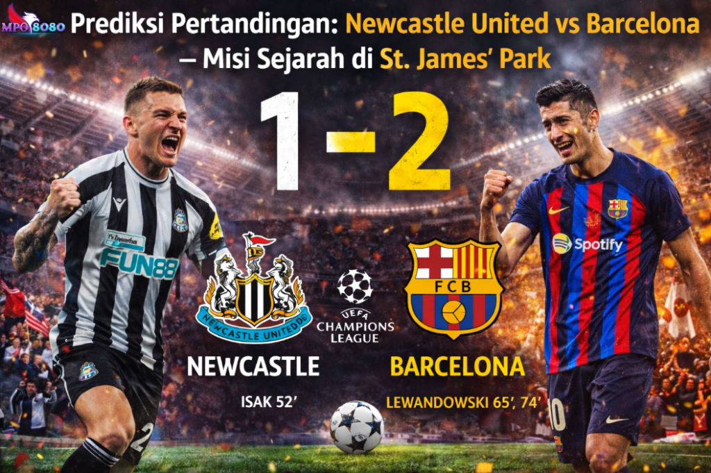 Prediksi Pertandingan: Newcastle United vs Barcelona