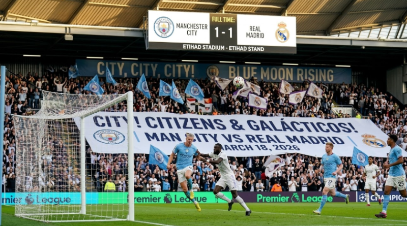 Duel Panas Manchester City vs Real Madrid