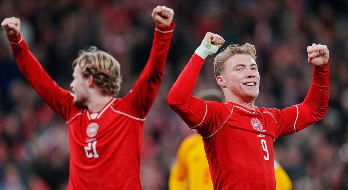 Hasil Pertandingan Denmark vs Masedonia Utara Skor 4-0
