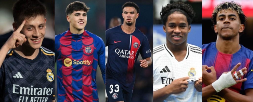 Profil 5 pemain muda sepak bola 2026 paling bersinar di turnamen besar.