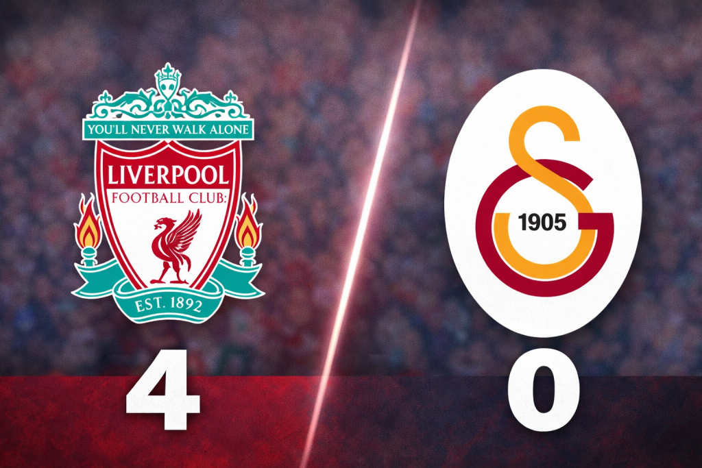 Hasil Pertandingan Liverpool vs Galatasaray