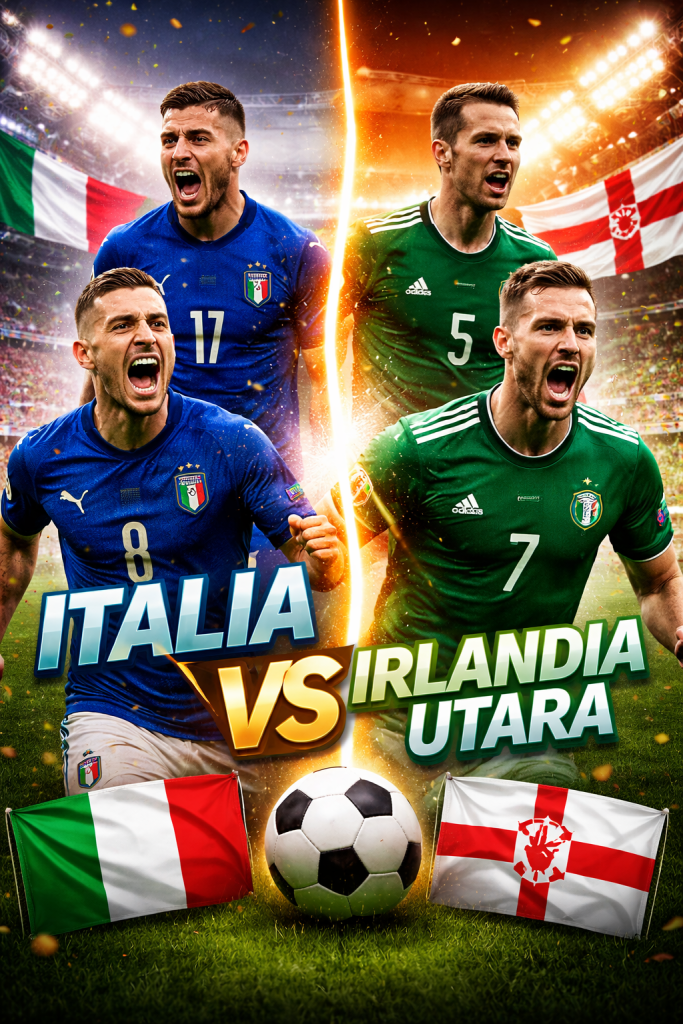 Italia vs Irlandia Utara Menuju Piala Dunia 2026