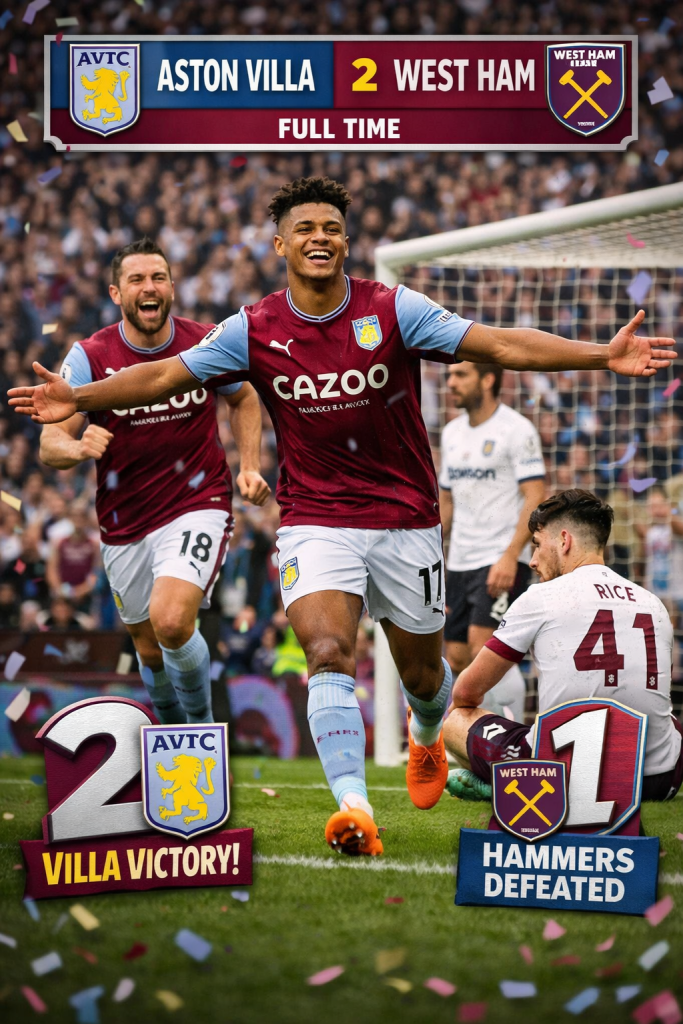 Prediksi Villa vs West Ham United 22 Maret 2026
