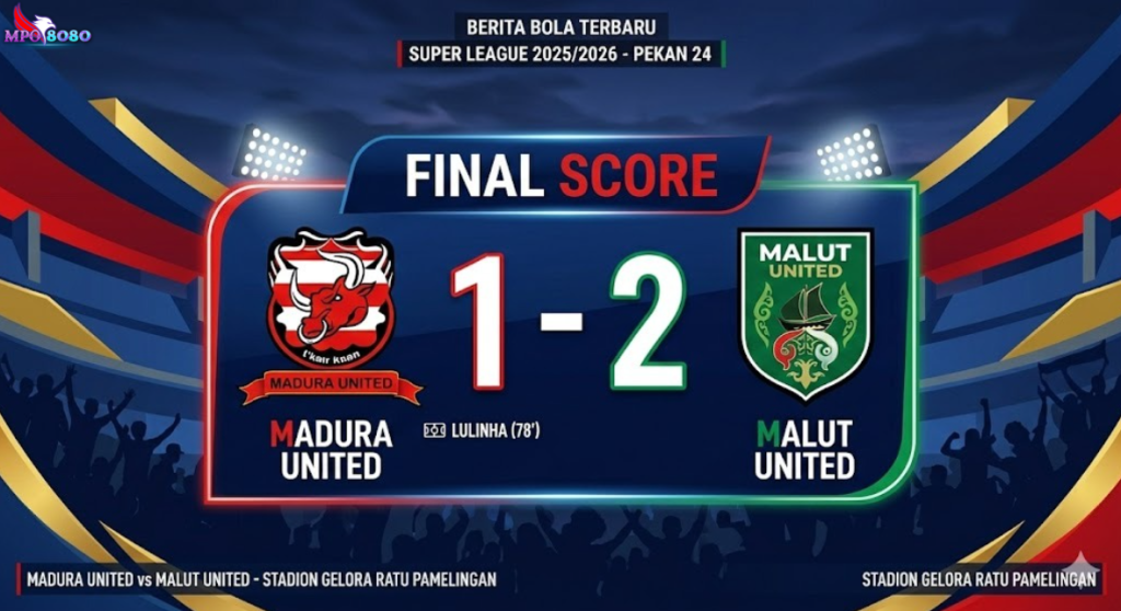 Laskar Kie Raha Menang Tipis 1-2