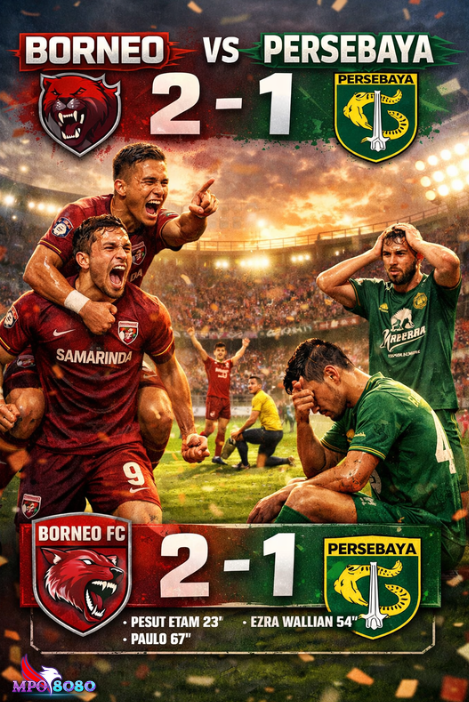 Prediksi Borneo vs Persebaya Malam Ini