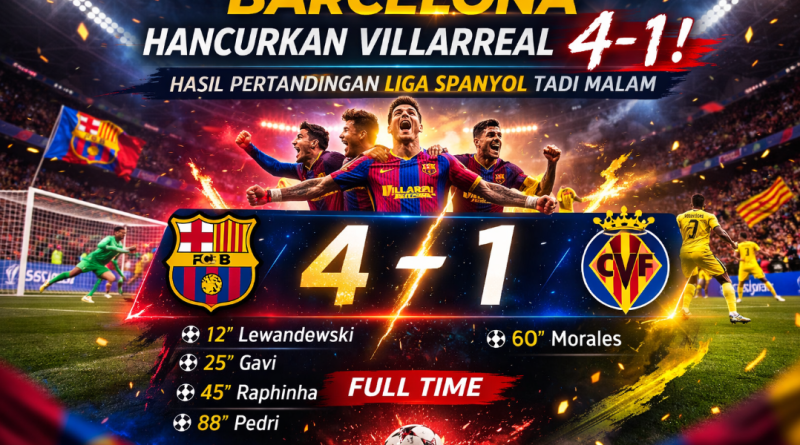 4-1 dalam Laga Panas Liga Spanyol