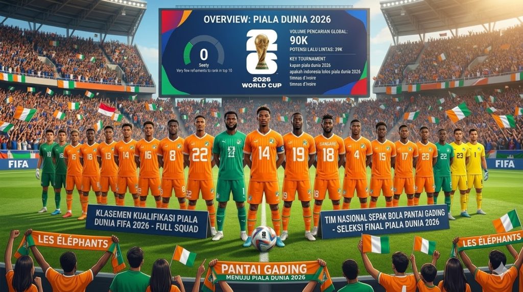 Profil Timnas Pantai Gading di Piala Dunia 2026