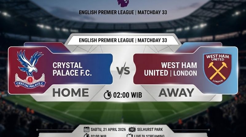 Crystal Palace vs West Ham