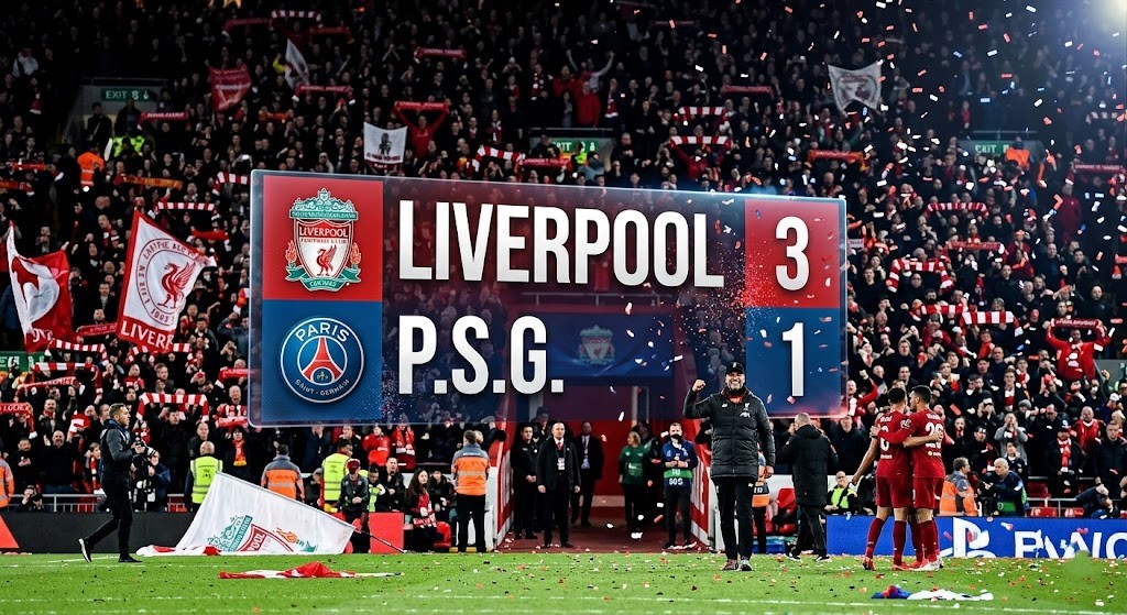 Prediksi Skor Akhir Liverpool vs PSG